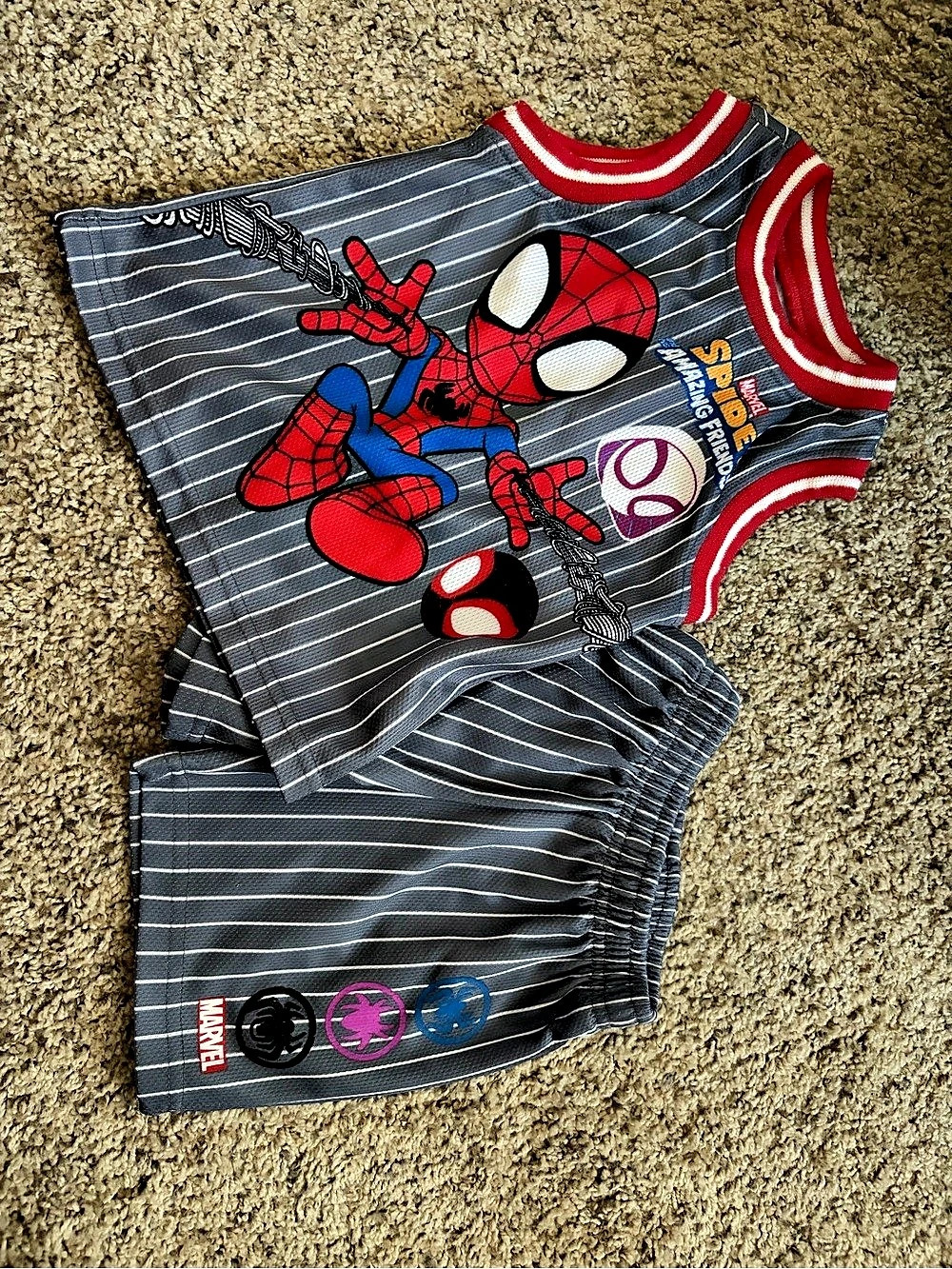 Marvel Spidey and His Amazing Friends Jersey and Shorts Set
